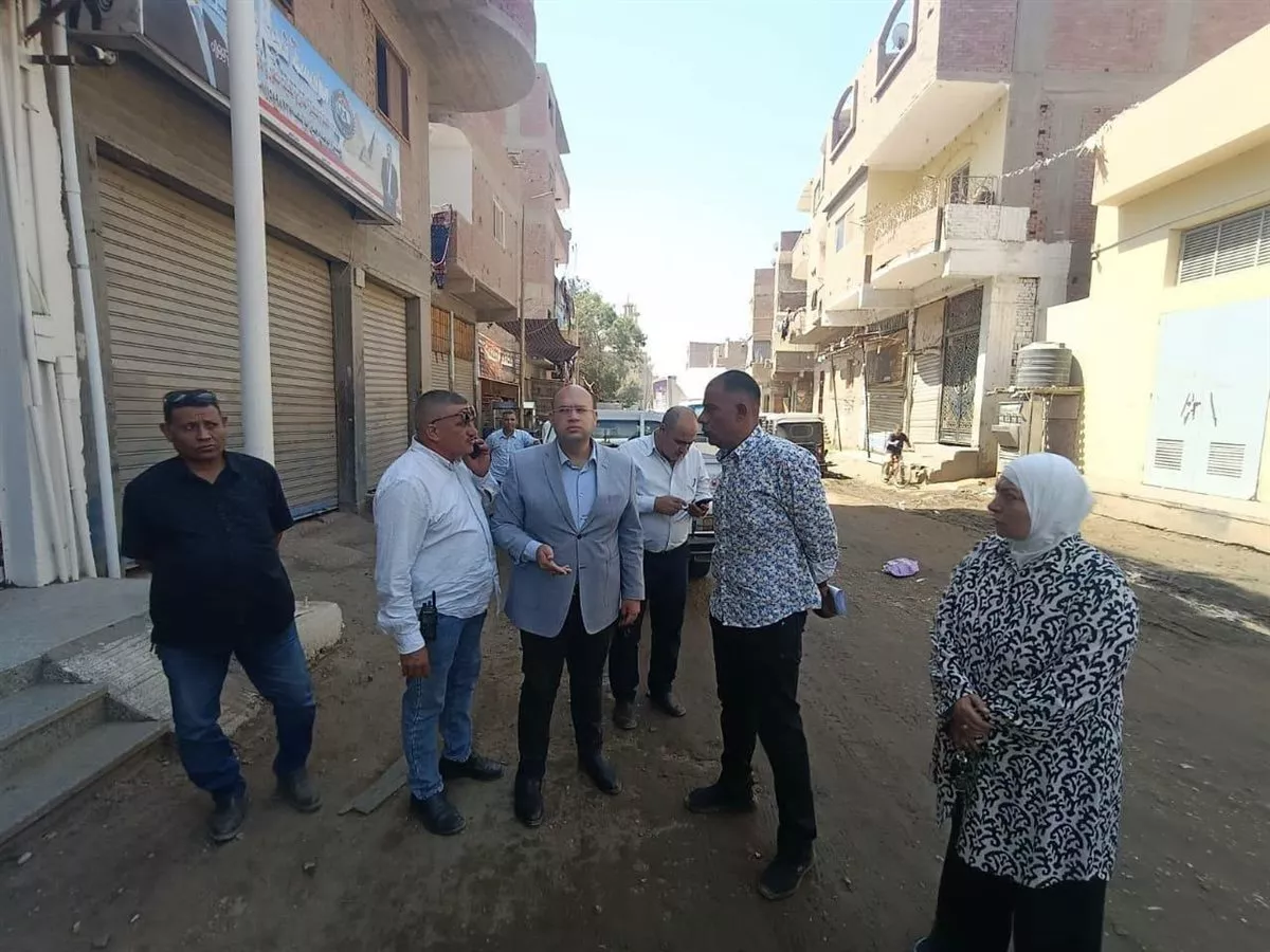 جانب من جولة نائب المحافظ