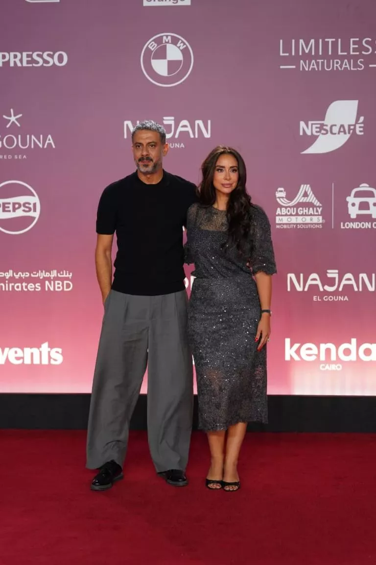 ريد كاربت حفل عمر خيرت في مهرجان الجونة