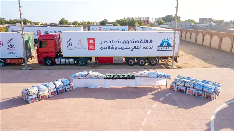 قوافل الحماية الاجتماعية من صندوق تحيا مصر تصل حلايب وشلاتين (صور)