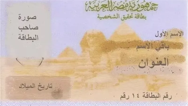الفورية بـ800 جنيه.. أسعار استمارة بطاقة الرقم القومي 2025
