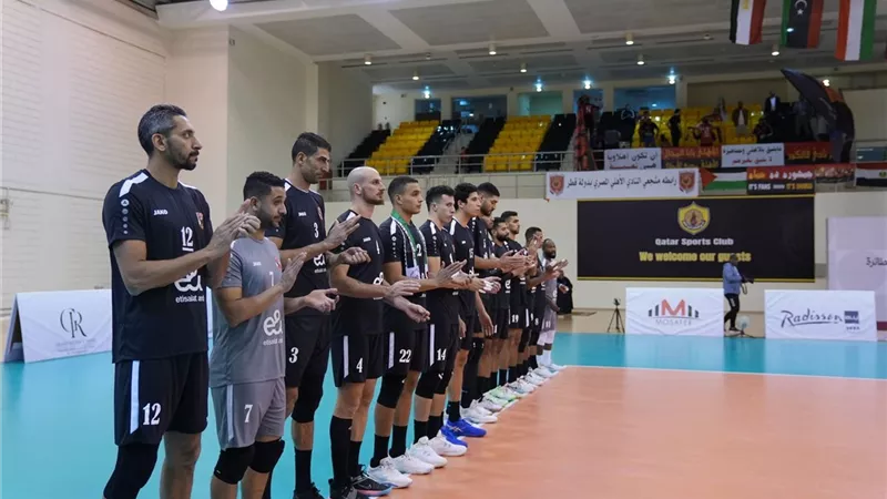 الأهلي يصطدم بالشرطة القطري بالبطولة العربية للطائرة