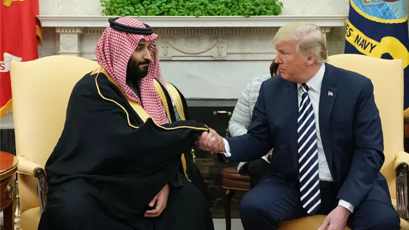  ولي العهد السعودي يتعهد باستثمار 600 مليار دولار في الولايات المتحدة 