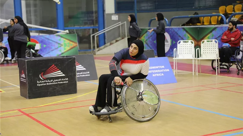 تأهل 8 لاعبين مصريين لنصف نهائي بطولة مصر الدولية البارالمبية للريشة الطائرة