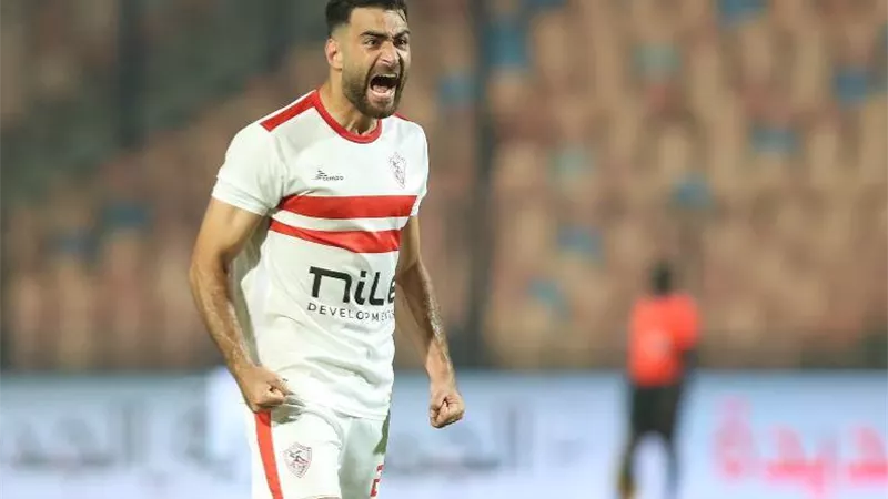الرباط الصليبي ينهي موسم حمزة المثلوثي مع الزمالك واللاعب يوجه رسالة للجماهير