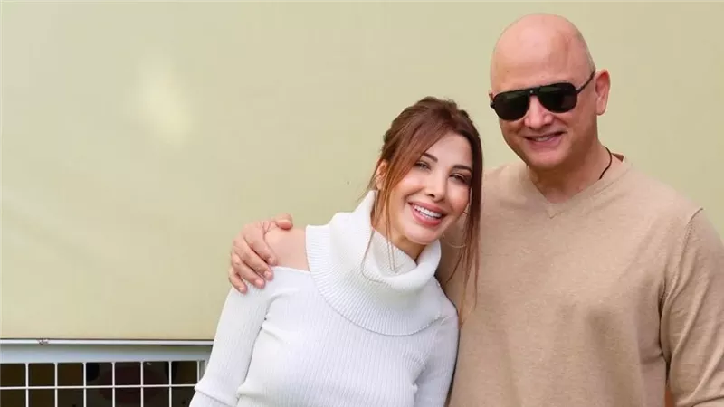 نانسي عجرم تحتفل مع فادي الهاشم ردًا على شائعات طلاقها| صور