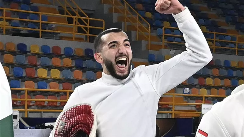 بعد ذهبية كأس العالم ..محمود السيد: نسعى لتحقيق ميدالية في لوس أنجلوس
