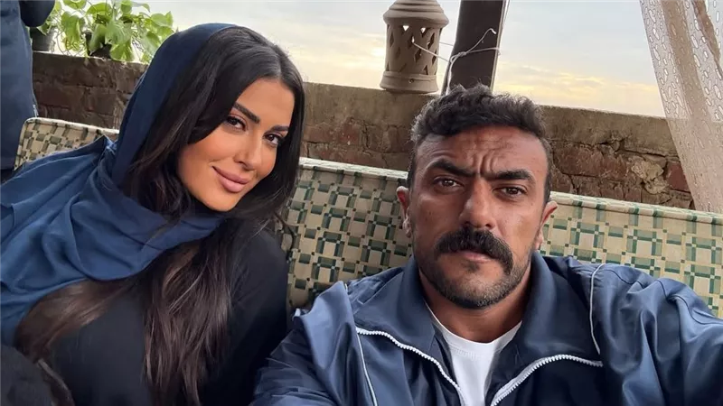 فهد وكناريا.. صورة جديدة لـ العوضي وميرنا من كواليس 