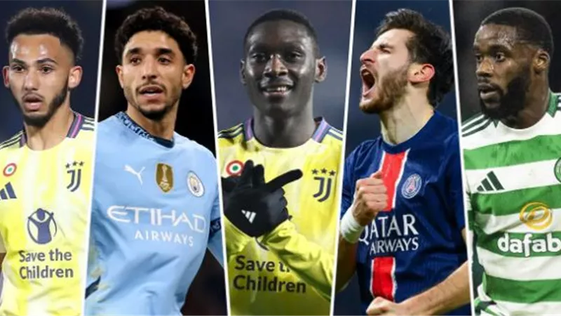 بينهم مرموش... 7 نجوم مرشحون للظهور لأول مرة في دوري أبطال أوروبا