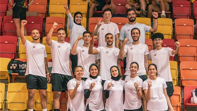 مصر تحصد وصافة المجموعة الأولى ببطولة أفريقيا للريشة الطائرة وتصعد لربع النهائي