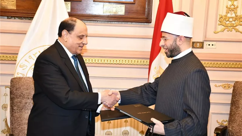 مذكرة تفاهم بين الأوقاف ومحكمة النقض لنشر الثقافة القانونية والوعي الديني