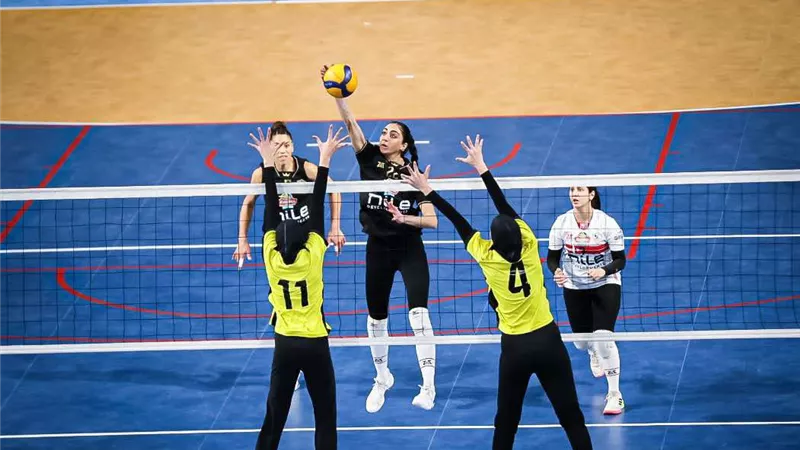 الزمالك يهزم وادي دجلة في أولى مباريات نصف نهائي دوري سيدات الطائرة 