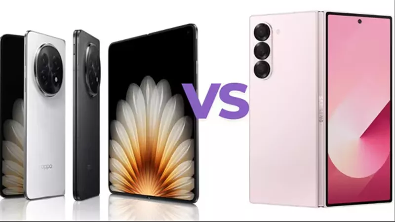 أوبو Find N5 يتحدي سامسونج Galaxy Z Fold6.. أفضل هاتف قابل للطي