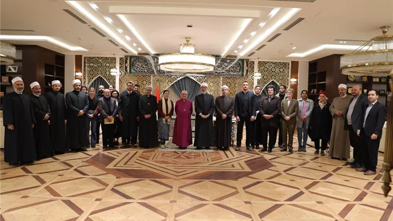 مفتي الجمهورية يلتقي وفدًا دبلوماسيًا ويطالب العالم بالتحرك لإنهاء مأساة غزة