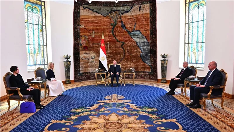 الرئيس السيسي يستقبل رئيسة مجلس النواب القبرصي