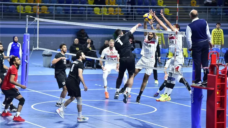 ريمونتادا طلائع الجيش أمام الزمالك.. ومباراة فاصلة لتحديد المتأهل لنصف نهائي الطائرة