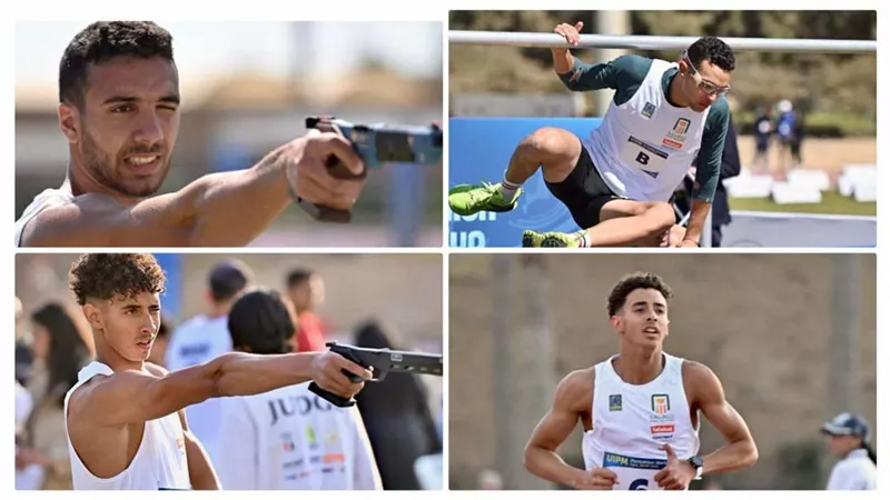رباعي مصري في نهائي الرجال بكأس العالم للخماسي الحديث بالقاهرة