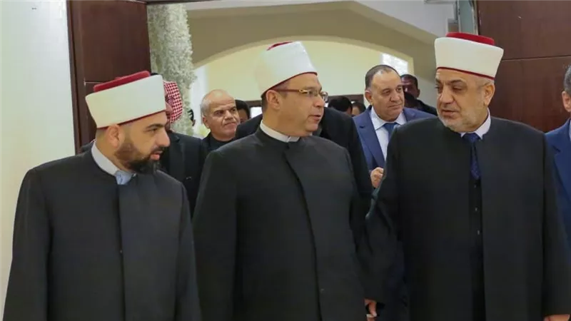 وزير الأوقاف الأردني وأمين المجلس الأعلى للشئون الإسلامية يلتقيان وفد جامعة جورج تاون