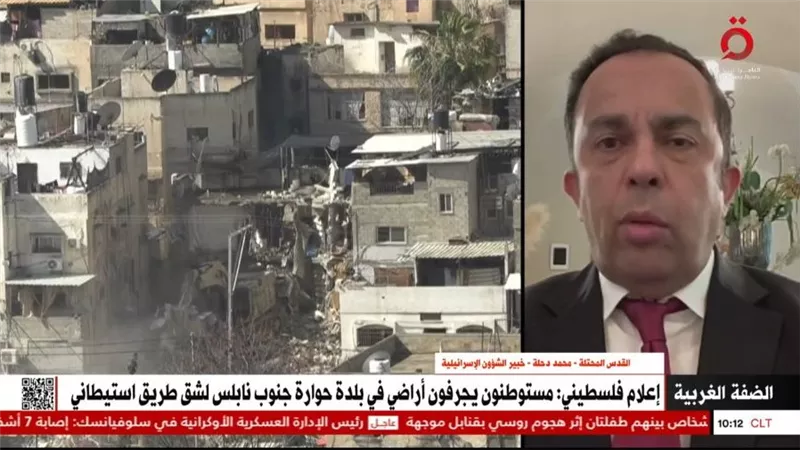 خبير شؤون إسرائيلية: الاحتلال يحرم الفلسطينيين من زراعة الأراضي (فيديو)