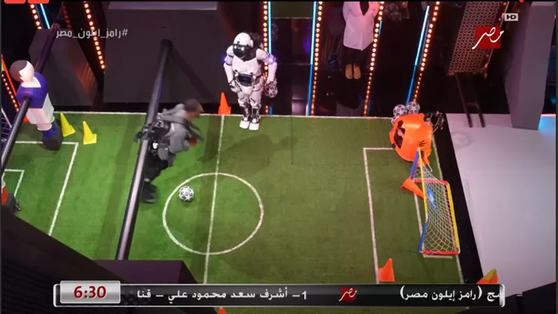 رامز جلال يصف 