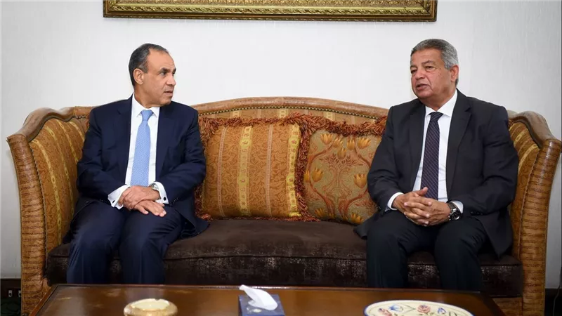 وزير الخارجية يلتقي المسلماني وعبد العزيز في ماسبيرو
