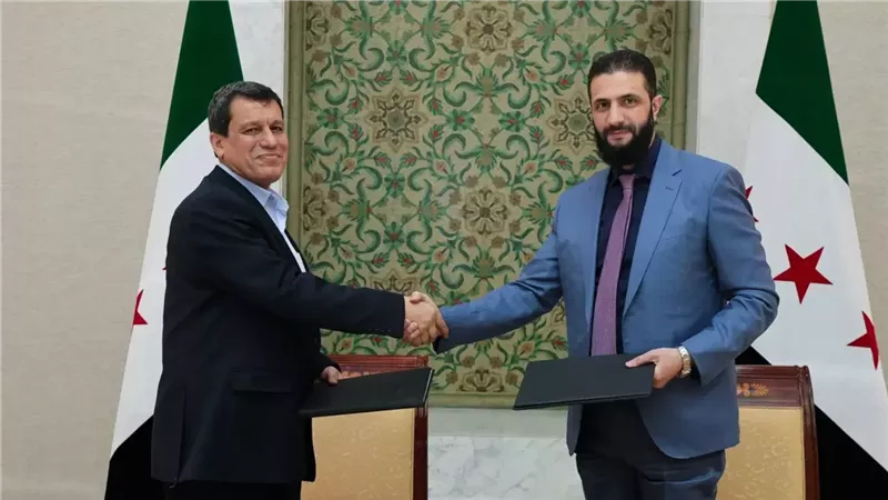 الرئيس السوري يوقع اتفاقاً مع قائد 