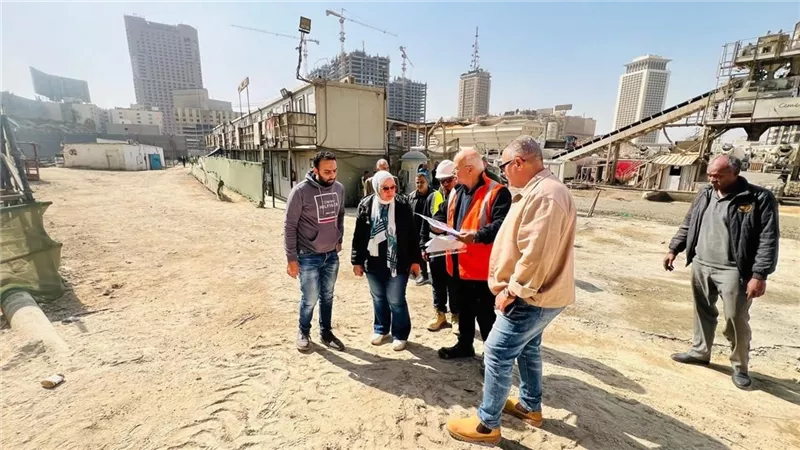 وزير الإسكان يتابع سير العمل بمشروع تطوير منطقة مثلث ماسبيرو