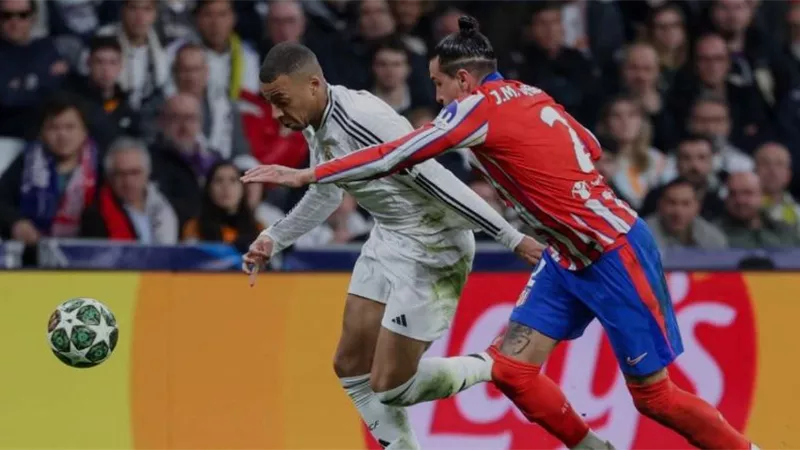 مبابي يقود هجوم ريال مدريد أمام أتلتيكو بإياب ثمن نهائي دوري أبطال أوروبا
