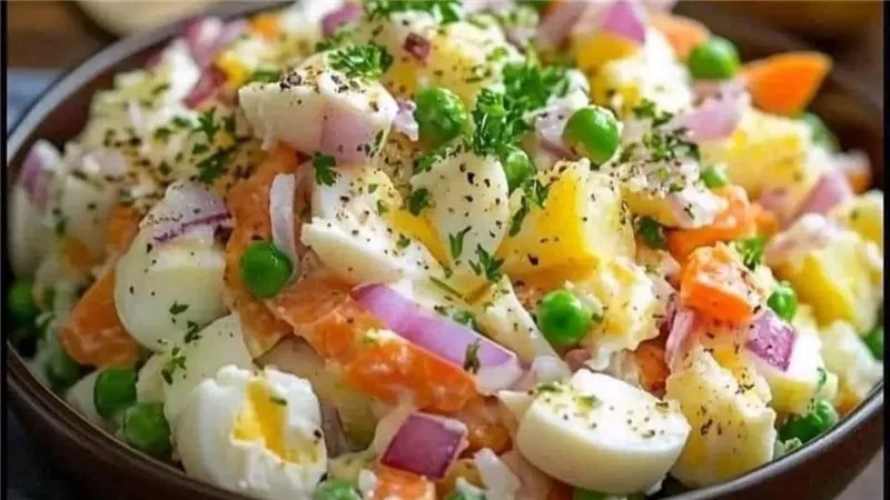  سلطة البيض الألمانية أو الجزر والزبادي لسحور رمضان
