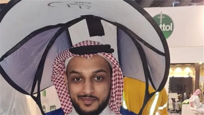 المملكة العربية السعودية تُطلق شمسية ذكية للرأس لخدمة الحجاج