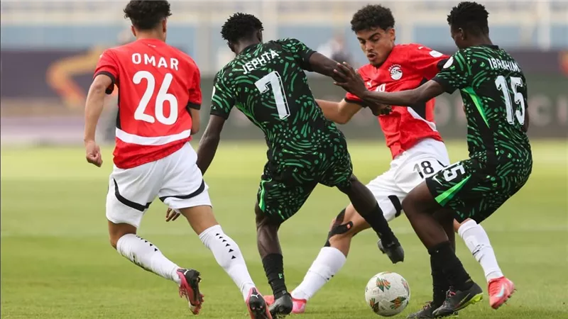 بركلات الترجيح.. منتخب مصر يخسر برونزية أمم إفريقيا للشباب لصالح نيجيريا