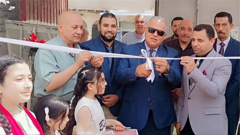 وكيل تعليم الفيوم يفتتح معرض 