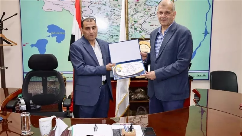 مياه الفيوم تكرم فريق الإدارة العامة للتدريب وقطاع الموارد البشرية 