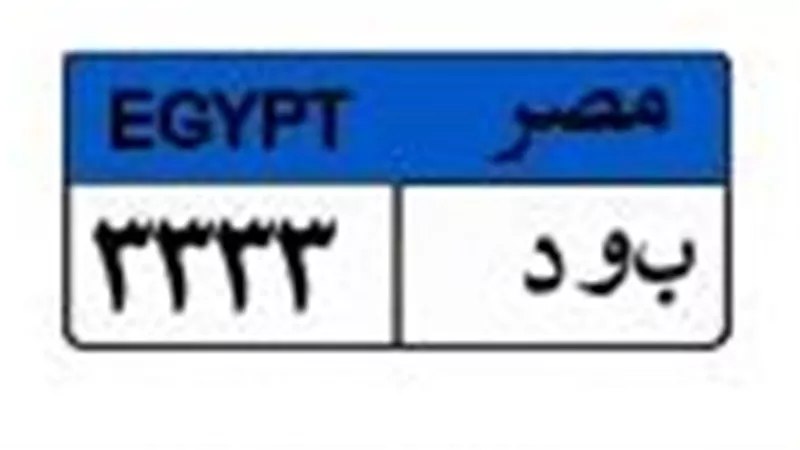 لعشاق التميز.. مزاد للوحة سيارة «ب ود - 333» بـ350 ألف جنيه