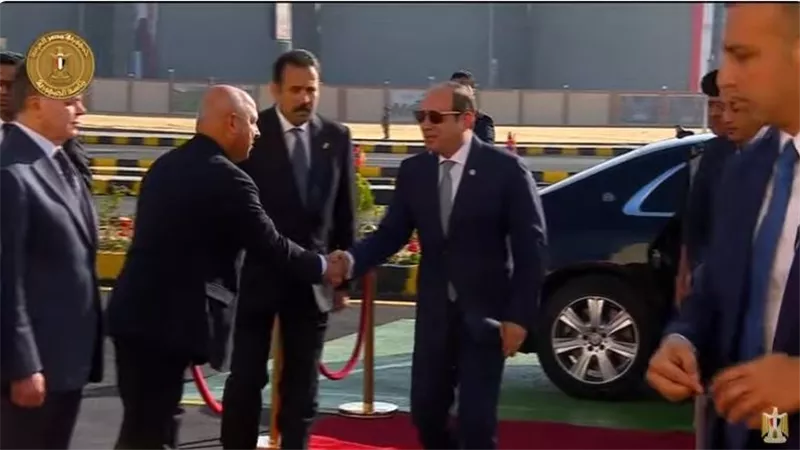 الرئيس السيسي يصل مدينة مستقبل مصر الصناعية المقامة على محور الضبعة