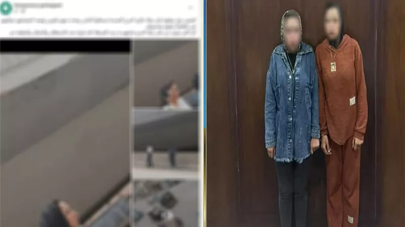 ضبط فتاتان تقومان بإستجداء المارة بالقاهرة بعد تداول مقطع فيديو عبر مواق