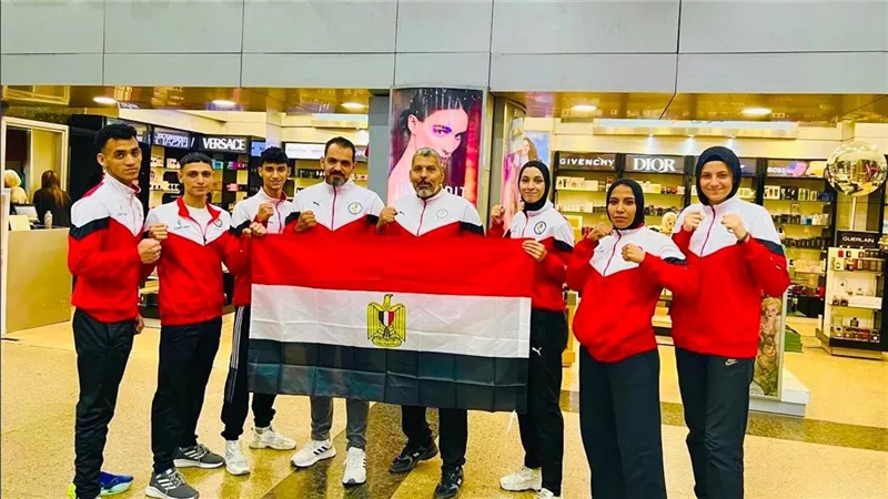 منتخب مصر يغادر إلى تركيا للمشاركة في بطولة العالم للمواي تاي للكبار