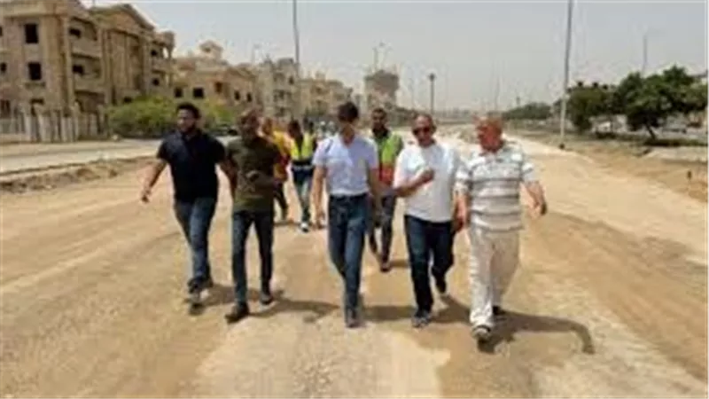 متابعات ميدانية لجهاز القاهرة الجديدة لتطوير محور التسعين الشمالي