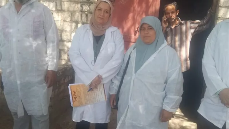  لم تسجل أي حالات نفوق.. مسح شامل لمزارع الدواجن بمركز إطسا بالفيوم 