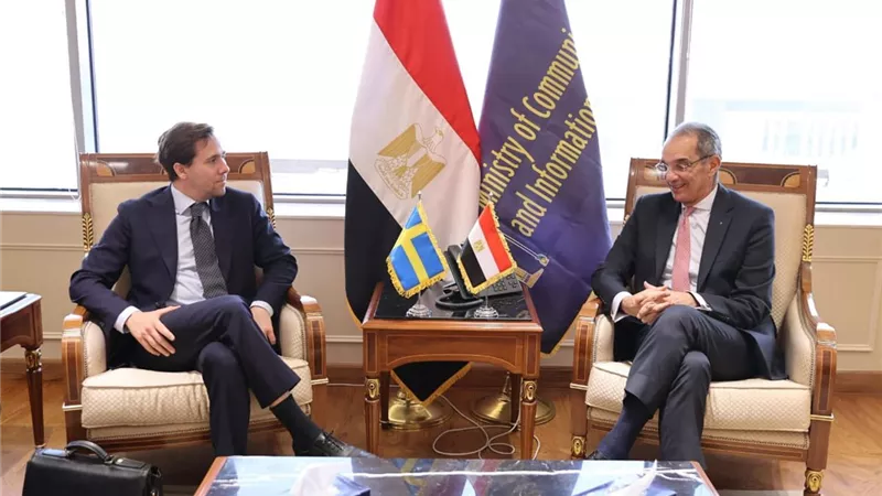 وزير الاتصالات : فرص كبيرة للشركات السويدية للتوسع بأنشطتها وتقديم خدماتها 