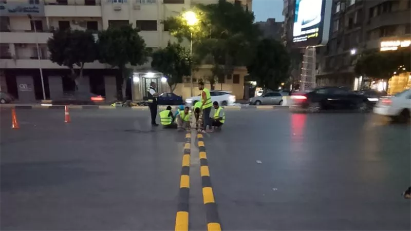 محافظ الجيزة: تنفيذ مطبّات تهدئة بعدد من النقاط بشارع جامعة الدول العربية