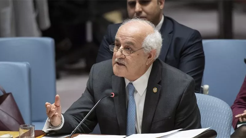 مندوب فلسطين أمام مجلس الأمن: العالم اجتمع على ضرورة إنقاذ غزة 