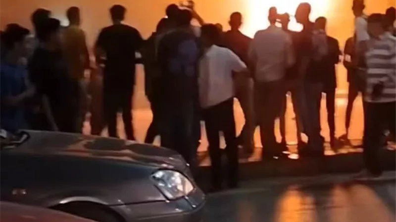 حريق مروع يلتهم مطعم مأكولات سريعة فى شارع ترسا بالجيزة 