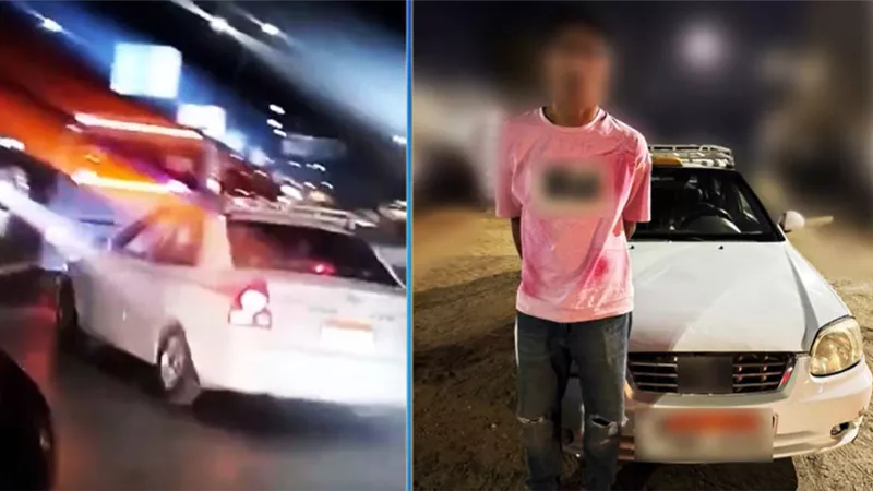 حركات استعراضية في زفة بالعجوزة.. ضبط سائق سيارة أجرة عرض حياته والآخرين للخطر