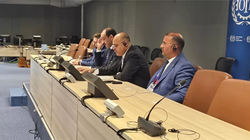وزير العمل  يترأس الاجتماع التنسيقي للمجموعة العربية المشاركة في جنيف