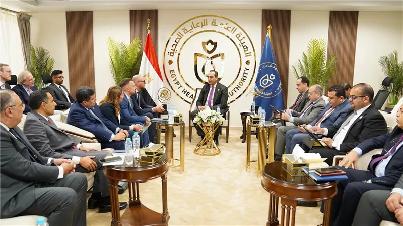 رئيس الرعاية الصحية يبحث مع وفد الشركات الألمانية سُبل تعزيز الشراكات الدولية