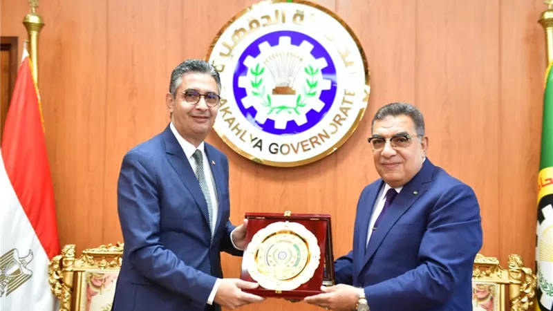 محافظ الدقهلية يستقبل وزير التموين لتفقده عدد من المشروعات بالمحافظة 