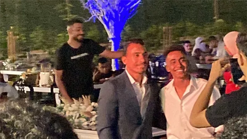 قبل نهائي الكأس.. حفل زفاف شقيق محمد عبدالشافي نجم نادي الزمالك|صور