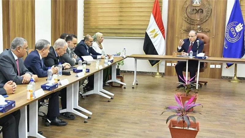 رئيس هيئة الدواء المصرية يعقد اجتماعاً مع ممثلي شركات توزيع الأدوية