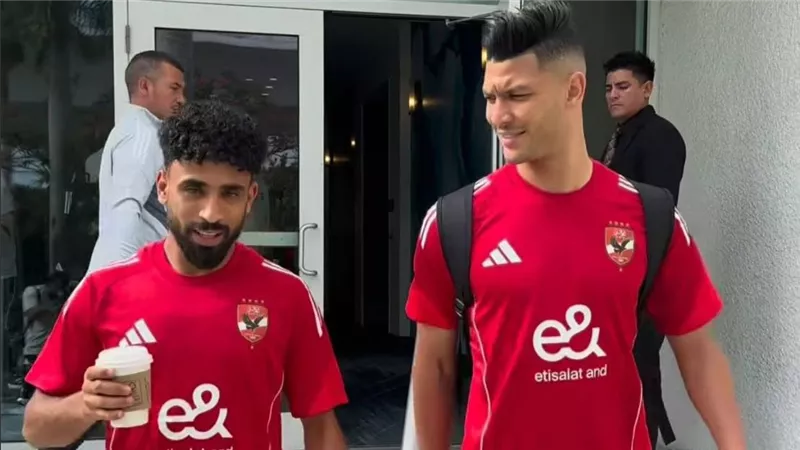 لاعبو الأهلي يخوضون تدريبهم الأول في ميامي بالولايات المتحدة الأمريكية| صور