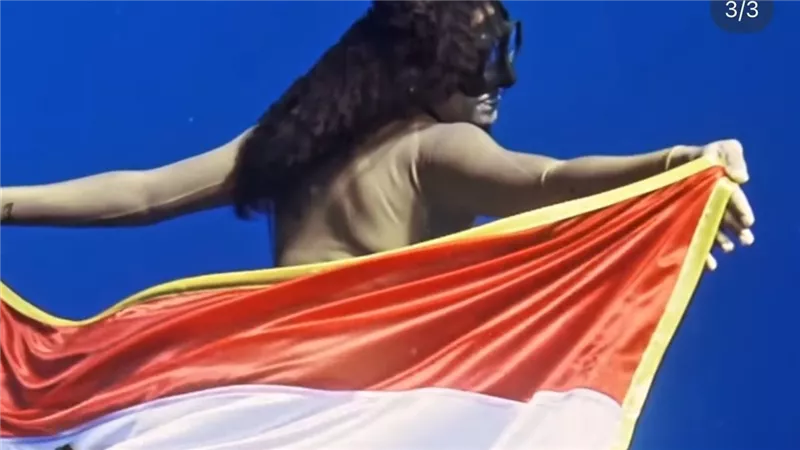 من الإعلانات إلى عمق 63 مترًا تحت الماء..زهـراء الحسيني تكسر الأرقام القياسية